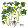 CUCUMBER Seeds, White Wonder