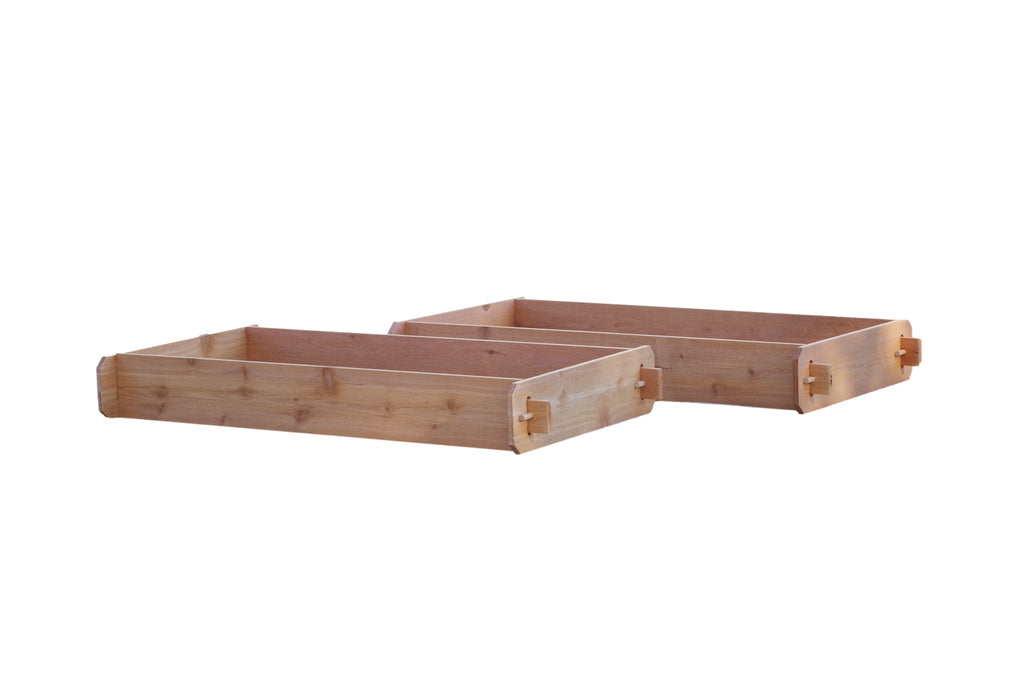 Timberlane Gardens Raised Garden Bed Kit Double Deep (Two 2x4) Select Cedar