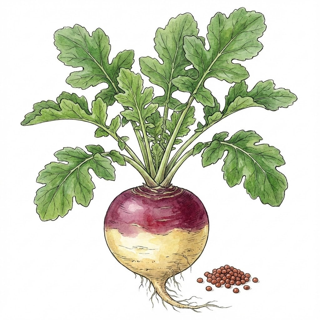 RUTABAGA Seeds, American Purple Top