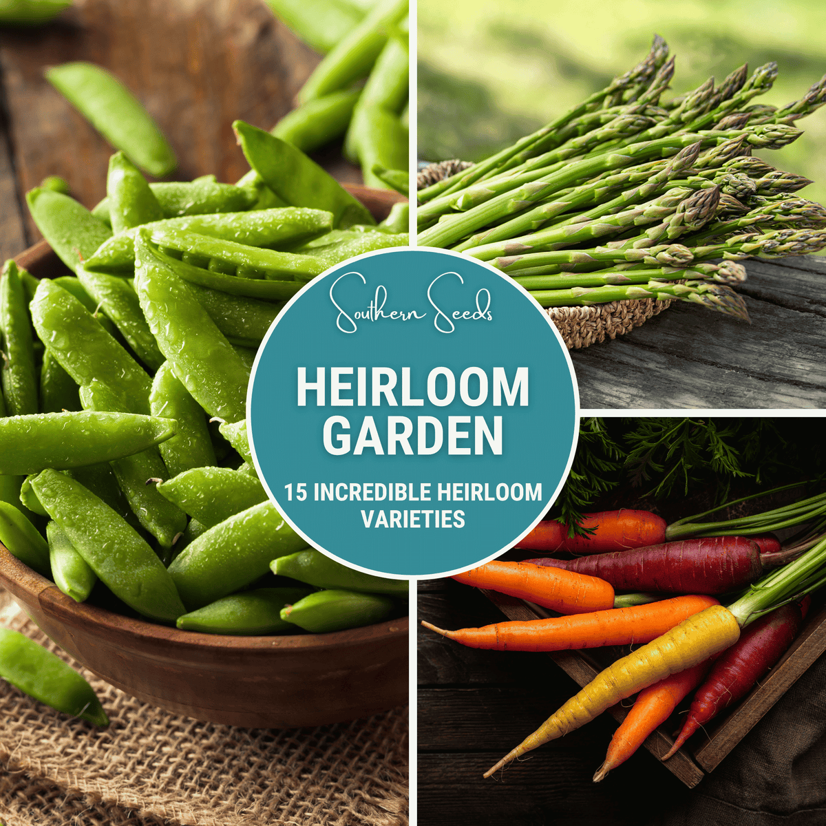 Heirloom Vegetable Seed Collection – 15 Varieties