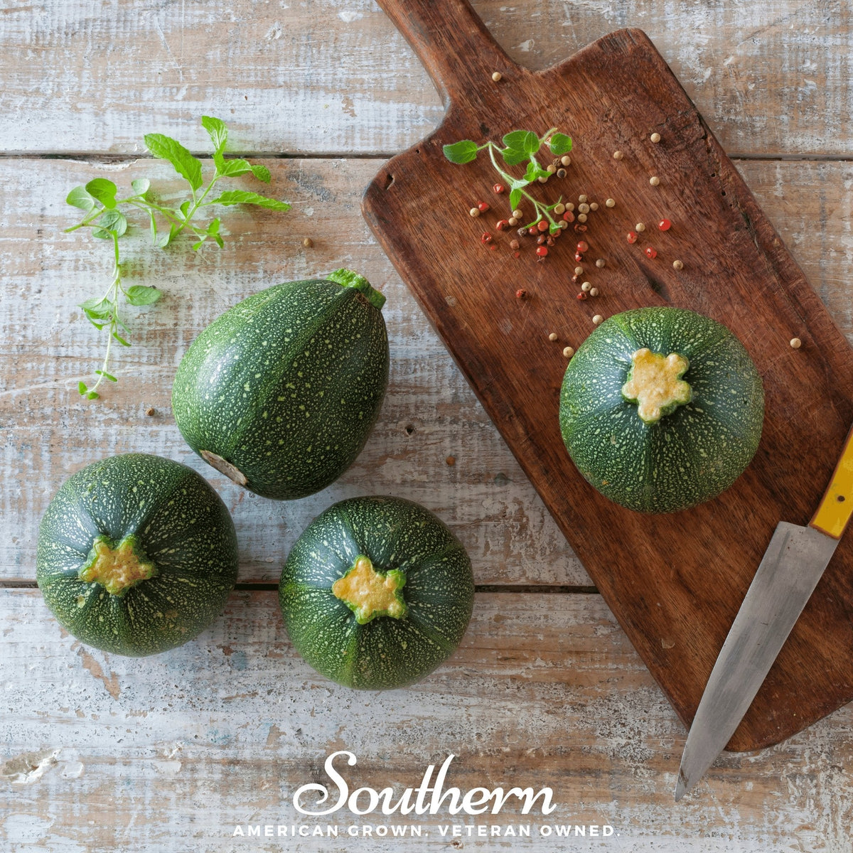 Zucchini Round Summer Squash – 25 Seeds